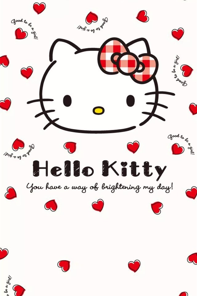 卡通人物hello kitty手机壁纸,分辨率640x960