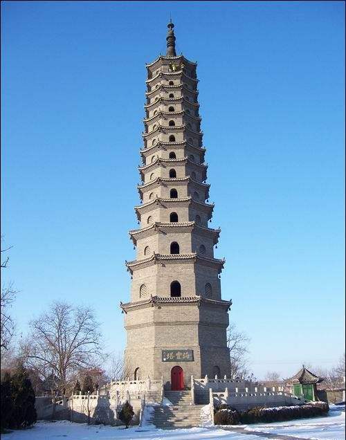 有始建于唐代的海丰塔,大觉寺,湛蓝的大海,欢迎来到无棣古村落