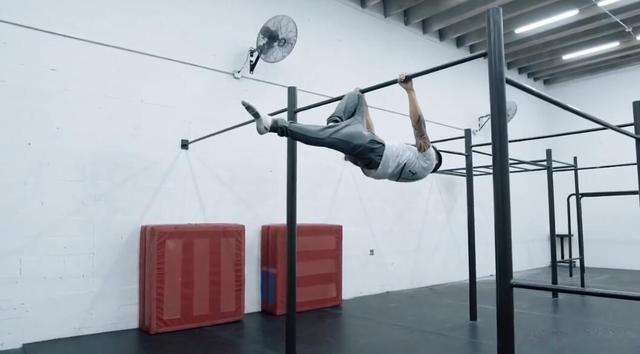 街头健身单杠悬浮,前水平图解教程,五个步骤带你解锁单杠前水平