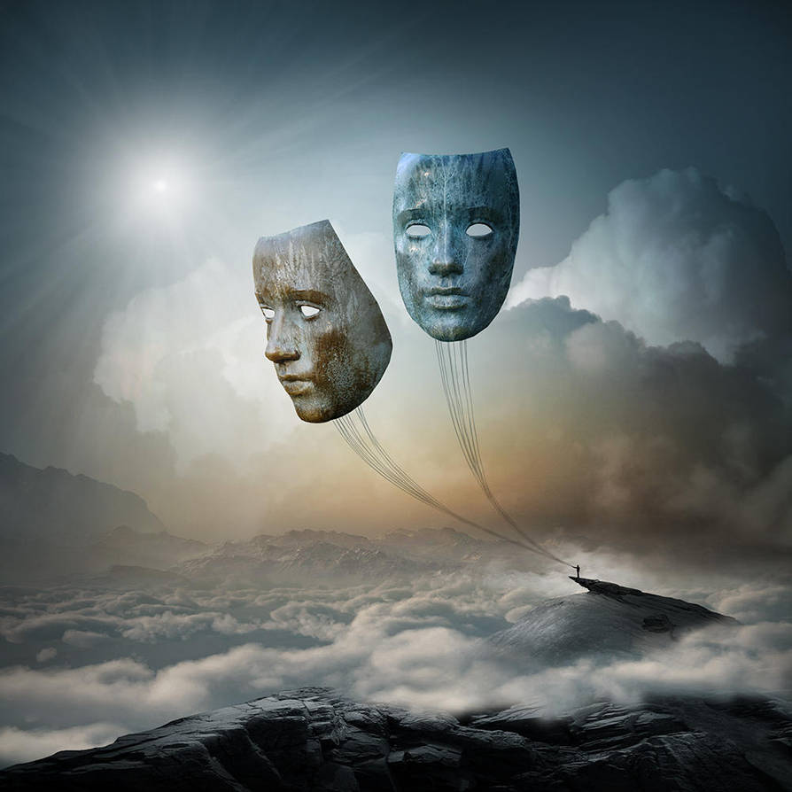 一组充满奇幻色彩的插画,令人印象深刻