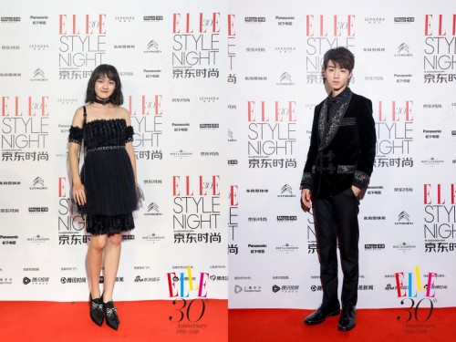 王俊凯文淇共同出席时尚活动,穿同色系礼服超般配