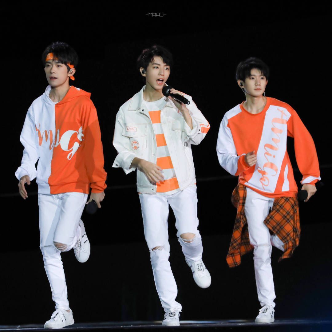 tfboys五周年演唱会图片