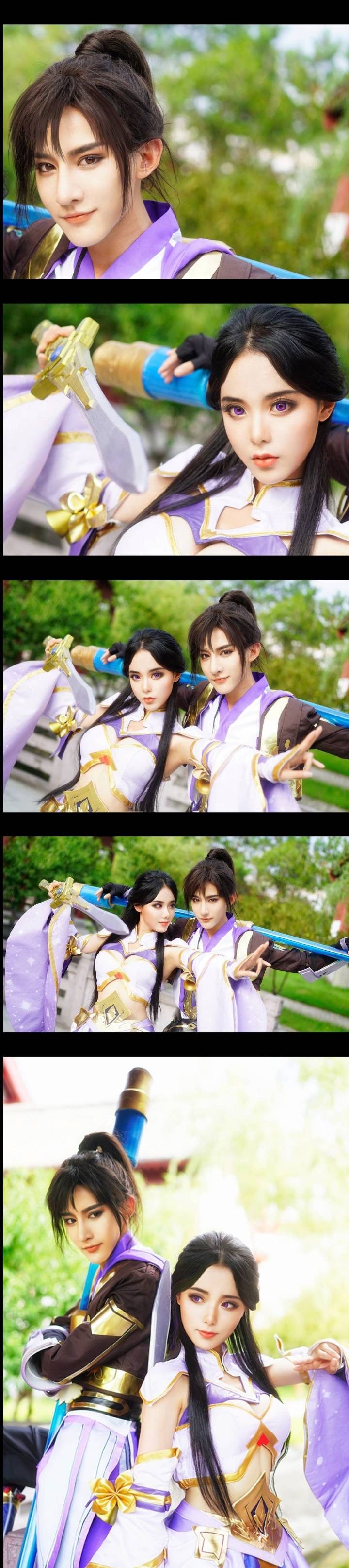 史上最美的cos至尊宝紫霞仙子你见过么,非他们莫属了