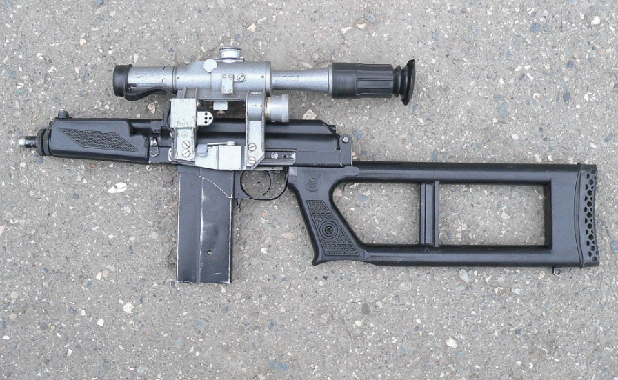 vsk94微声狙击步枪是一种很受俄罗斯陆军侦察部队欢迎的狙击步枪.