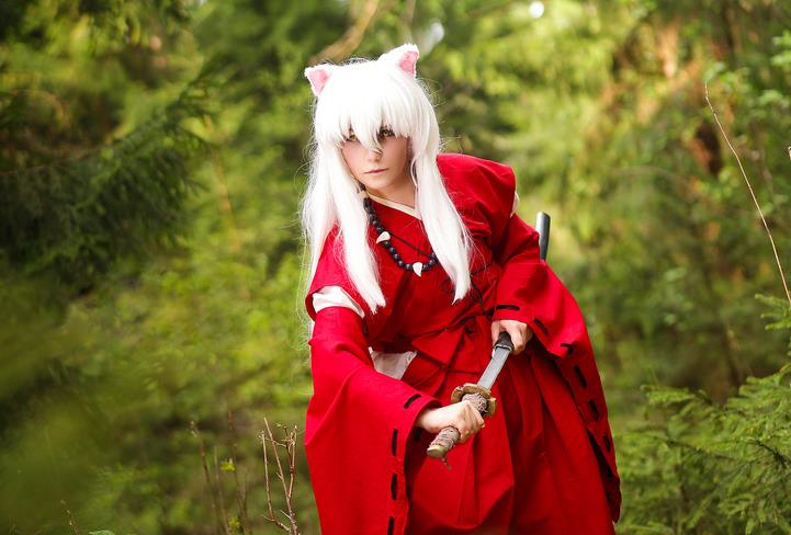 犬夜叉cos,网友:神乐阿姨,拜托你答应我!别玩二次元了好吗?