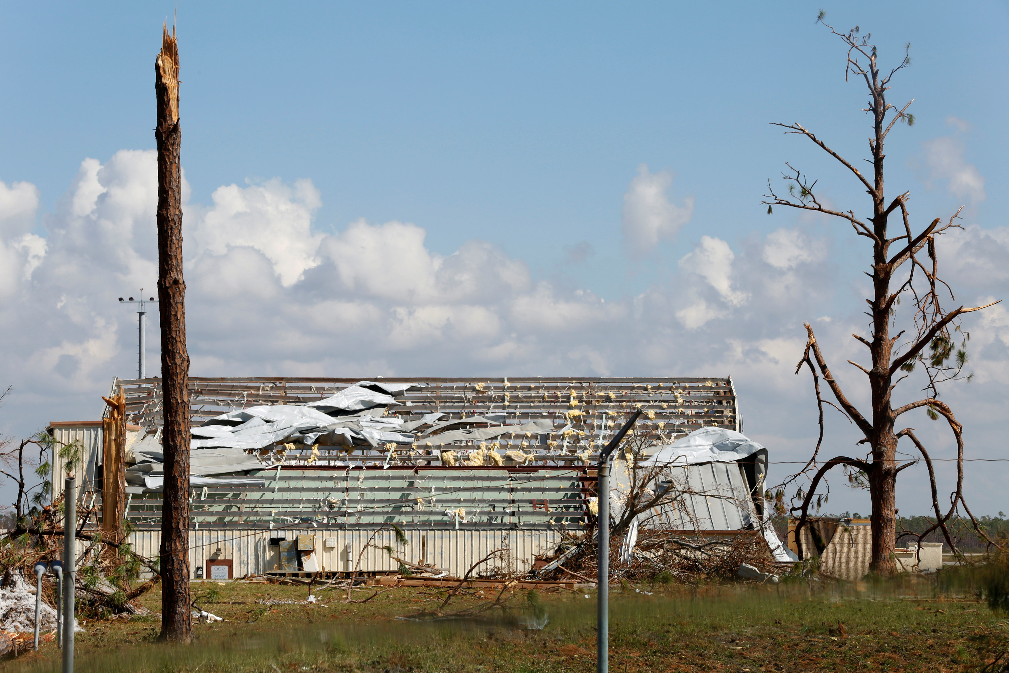 美国飓风"迈克尔"致死人数上升(14)