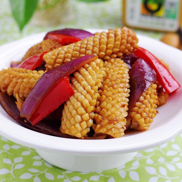 酱爆鱿鱼卷,鲜美营养,老少皆宜,招待客人很有面子