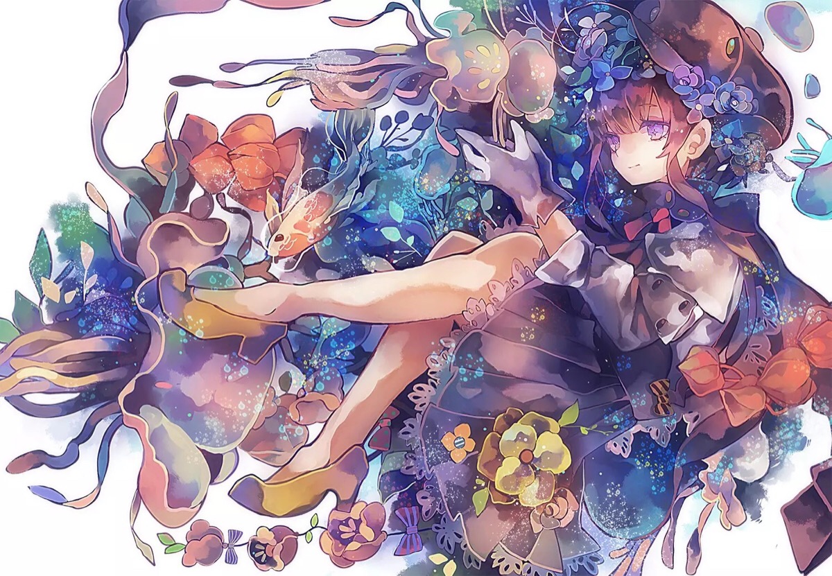 二次元萌妹高清壁纸!少女,萝莉,呆萌大图!