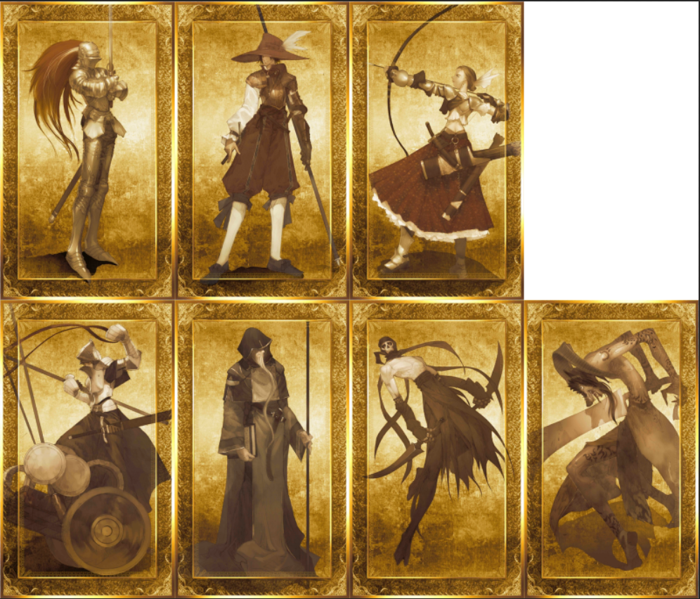 fgo:职阶卡背人物原型推测,如今有多少卡背落地?