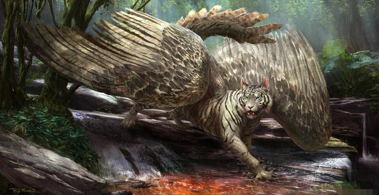 一组带点奇幻色彩的动物插画欣赏