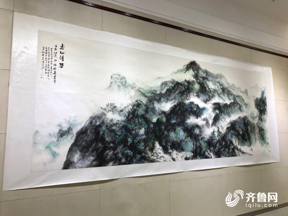 "风清气正"吕盛旺国画作品展在莱芜市美术馆举办