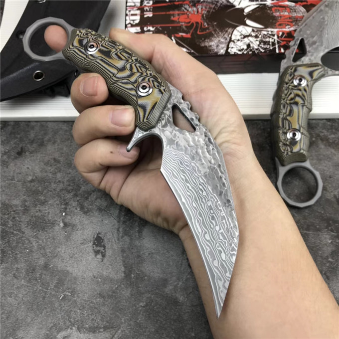 6mm; 硬度:59-61hrc(真空油淬热处理 回火2次); 重量:200克; 刀刃表面