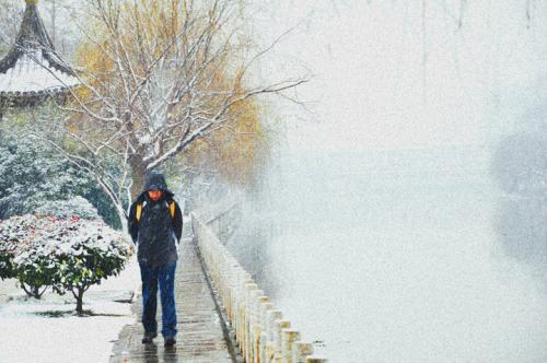 雪,輕輕地下 (現代詩)