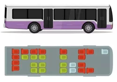 公交车卡通座位图片