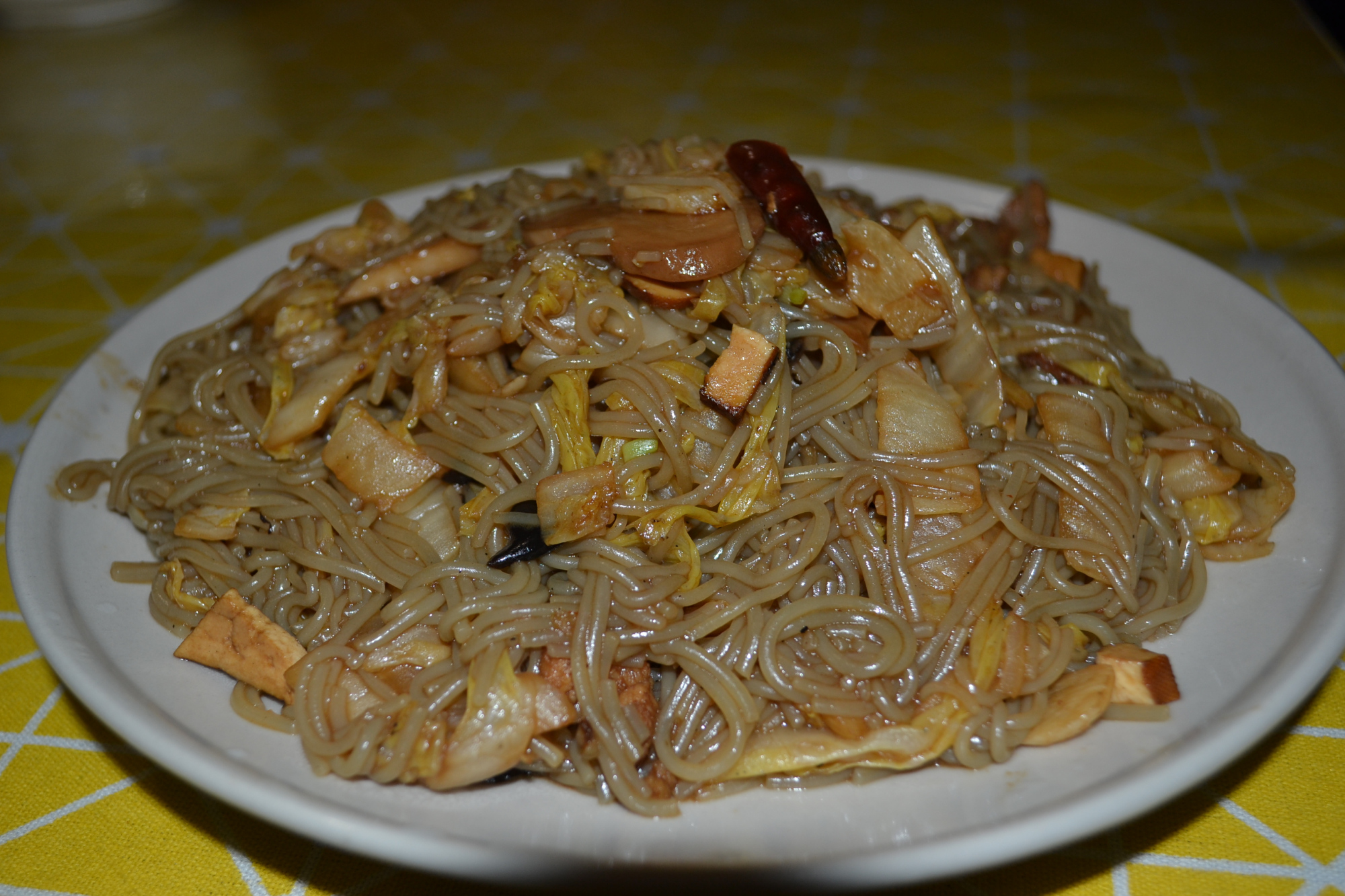 《泡菜苕粉肉丝》——红薯宴系列31(图文版)