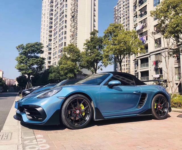 山东最新改装案例,保时捷718 碳纤维套件装车案例