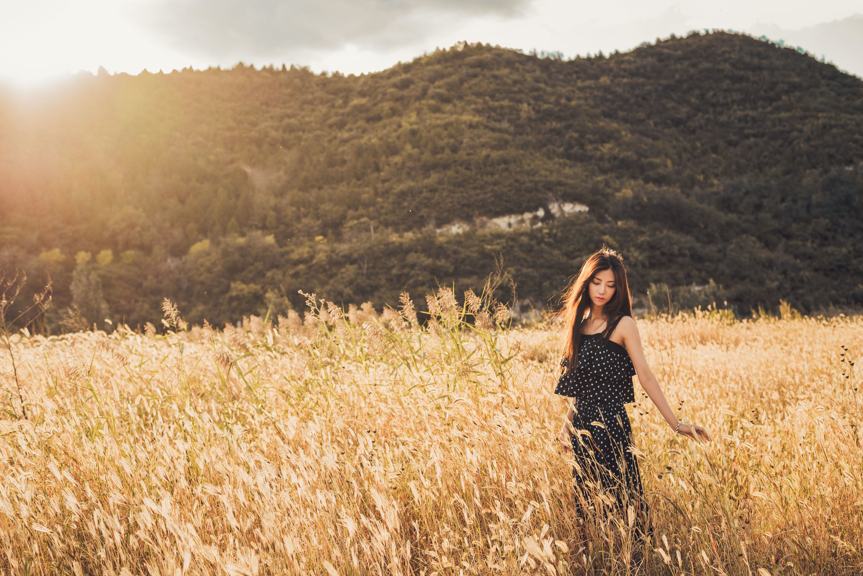 人像摄影 金秋十月与美女相约,带给你不一样的美好心情