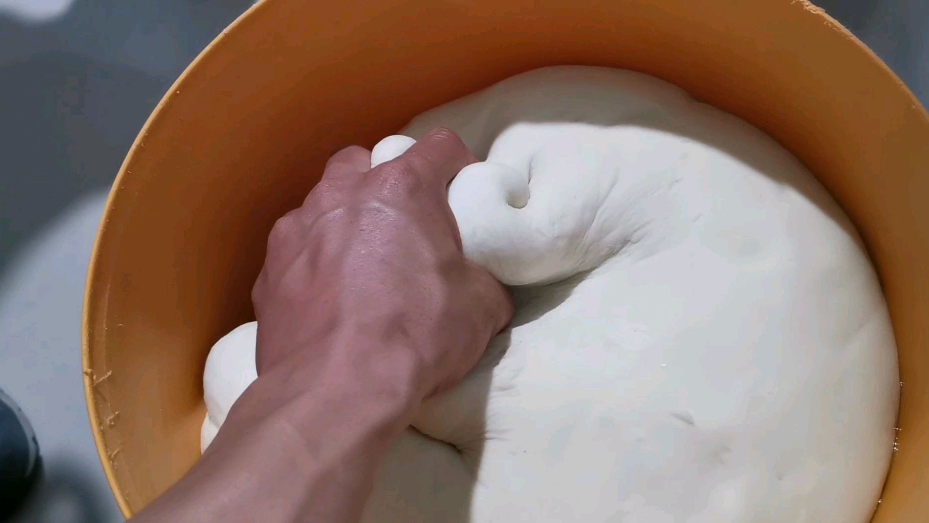 油酥烧饼学习第二天,老酵头发面,师傅现场讲解