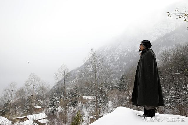 终南山雪景隐士图片图片