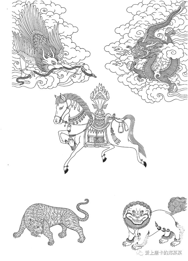 藏传佛教象征符号之动物和神话动物