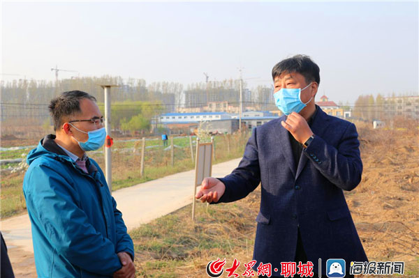 东阿副县长刘光涛到东阿经济开发区重点项目现场办公