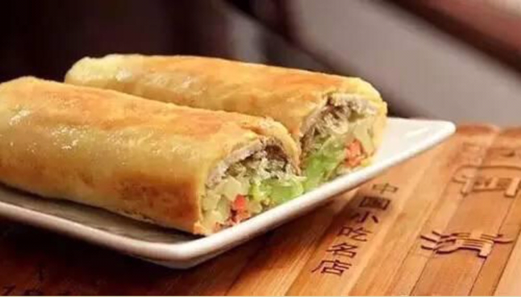 舌尖上的天台--饺饼筒