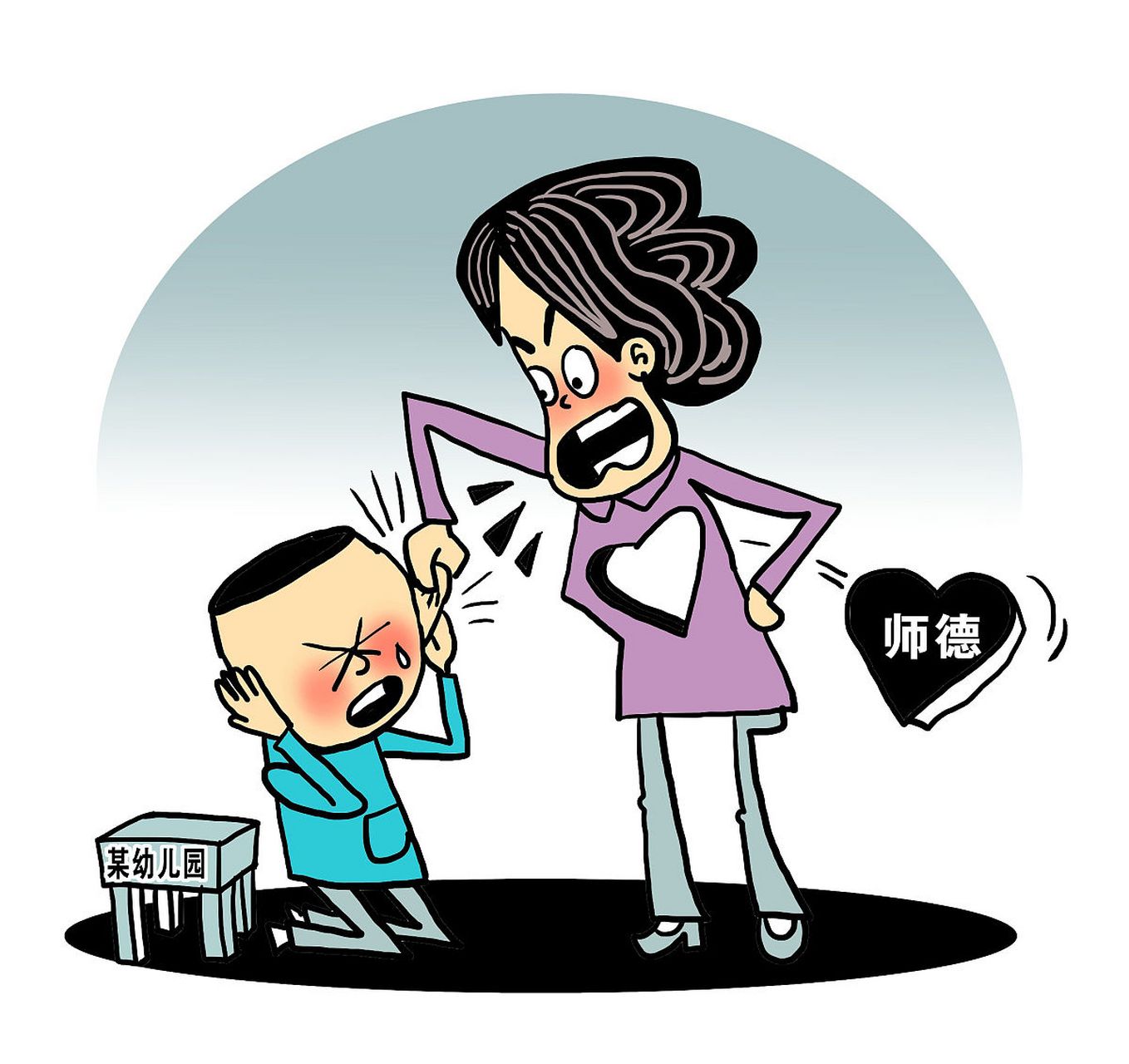 严厉的体罚并没有任何意义,因为它可能会对被惩罚者