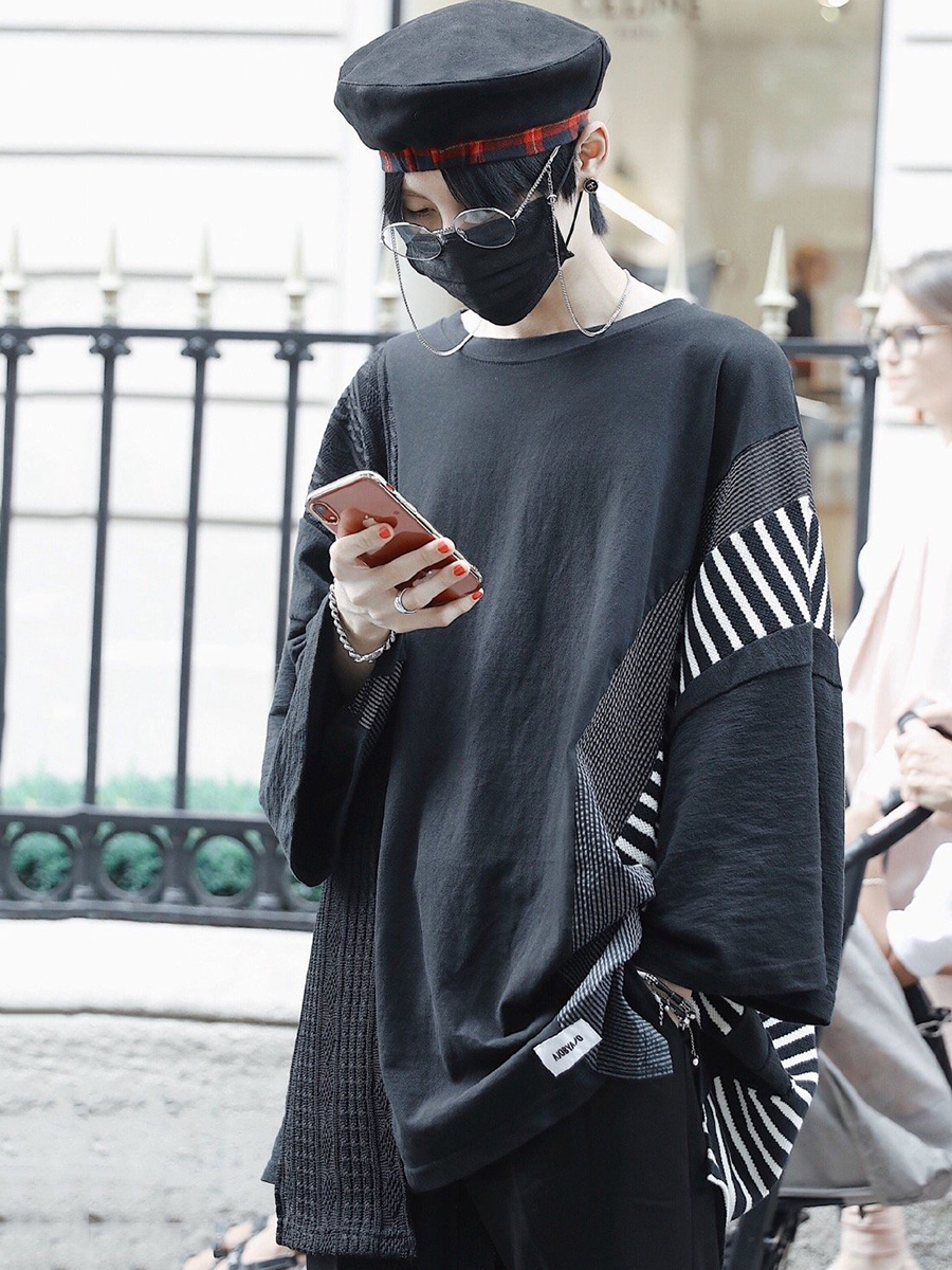 乐华七子新造型,毕雯珺盘手串儿,李权哲丁泽仁戴眼镜帅到炸!