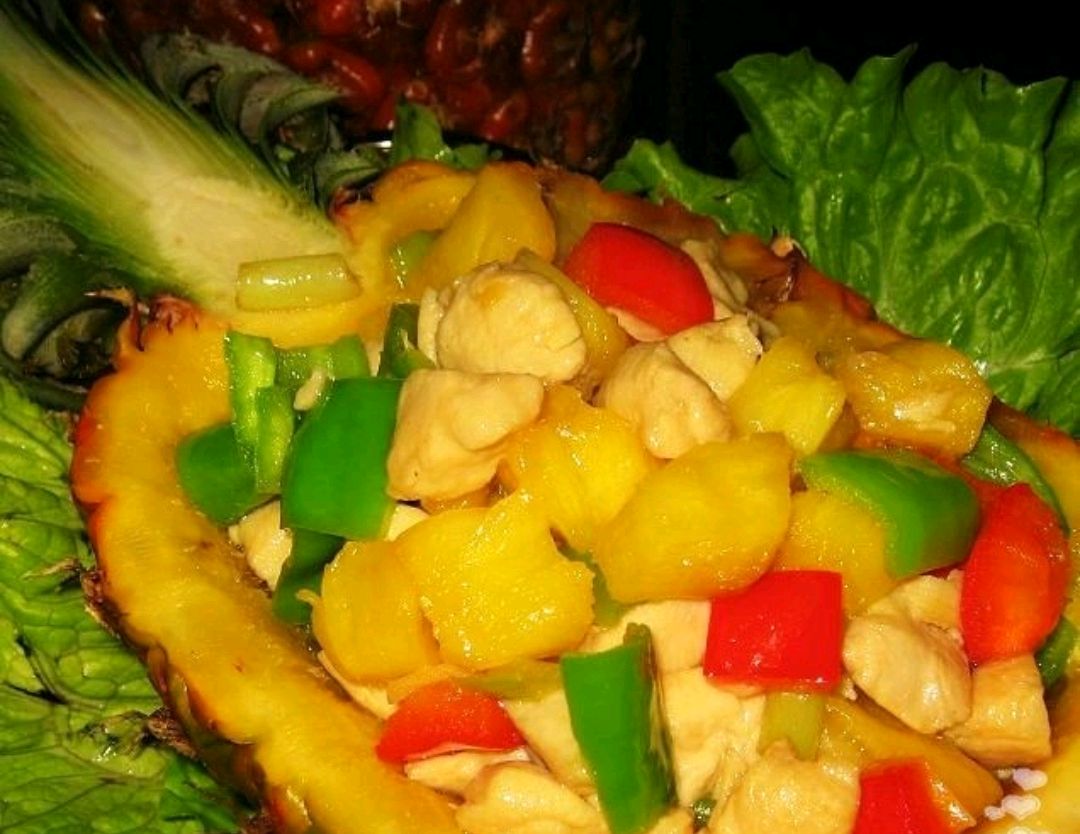 孩子最爱的营养美味颜值菜,《菠萝鸡丁》做法技巧