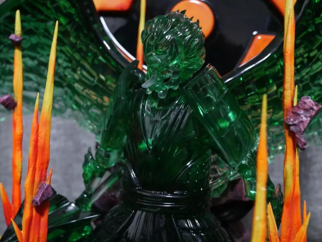 《火影忍者》宇智波止水手办:碧绿须佐能乎,终极别天神威力无穷