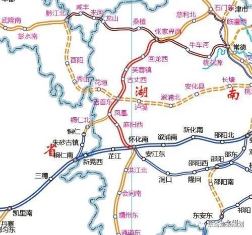 湘黔铁路地图图片