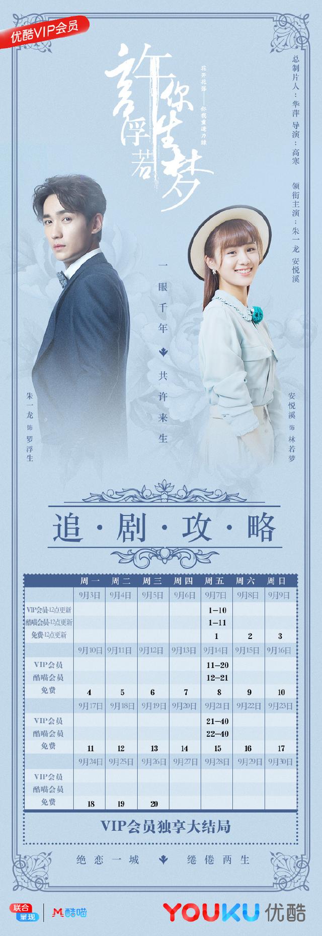 《许你浮生若梦》今日开播,仅三周就播完了,堪称最快电视剧!