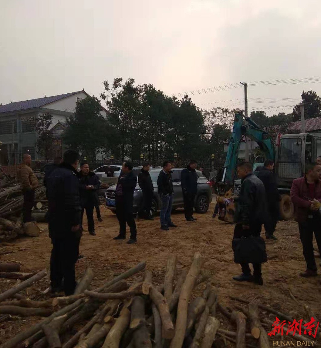 汉寿县太子庙镇开展集中整治拆违行动