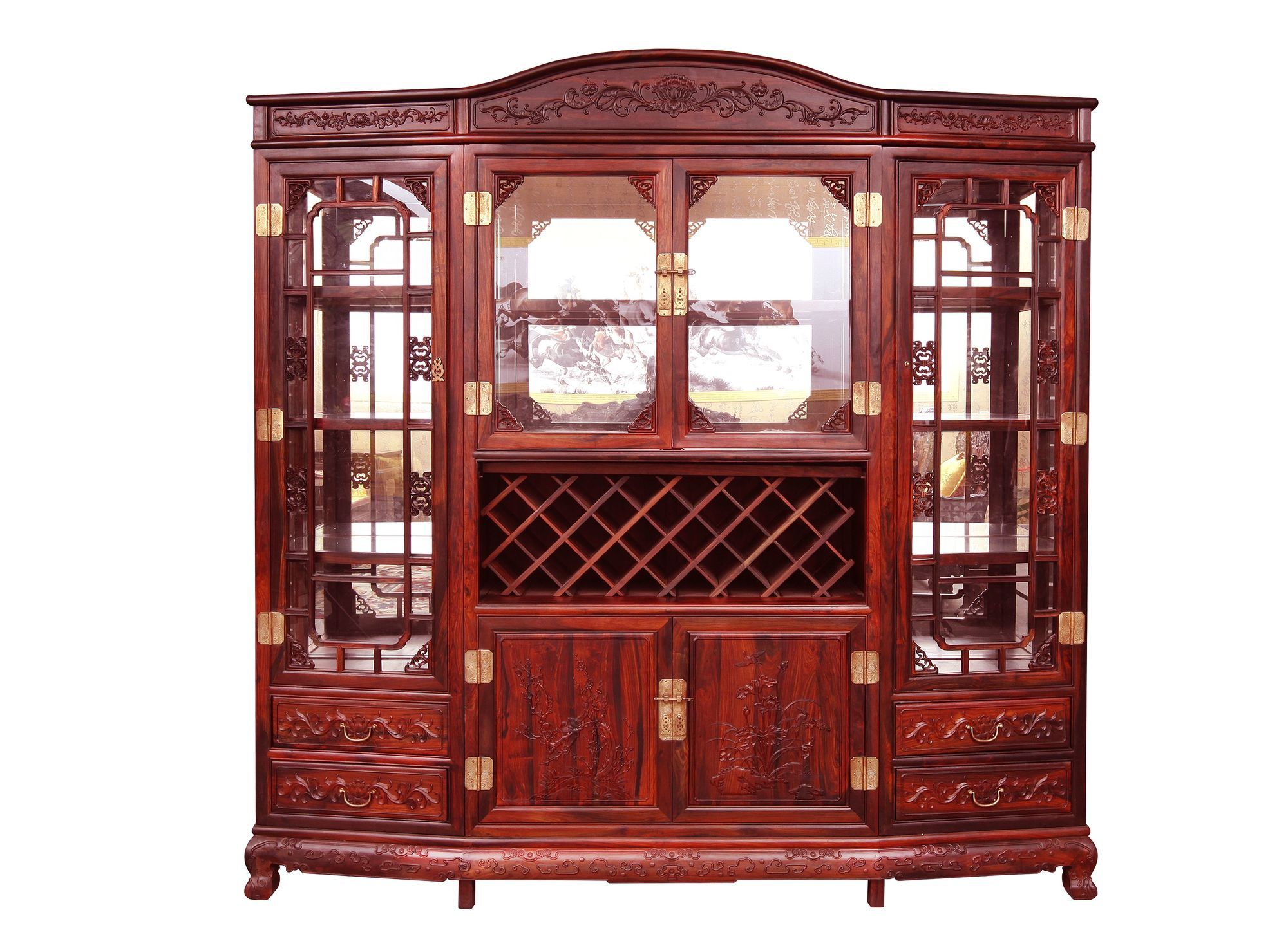 典雅的中式装修酒柜,为君沉醉又何妨