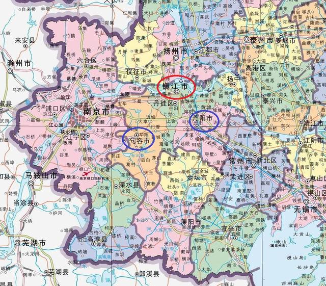 江苏省镇江市位置是否有优势?夹在南京常州两个更强的地级市中间