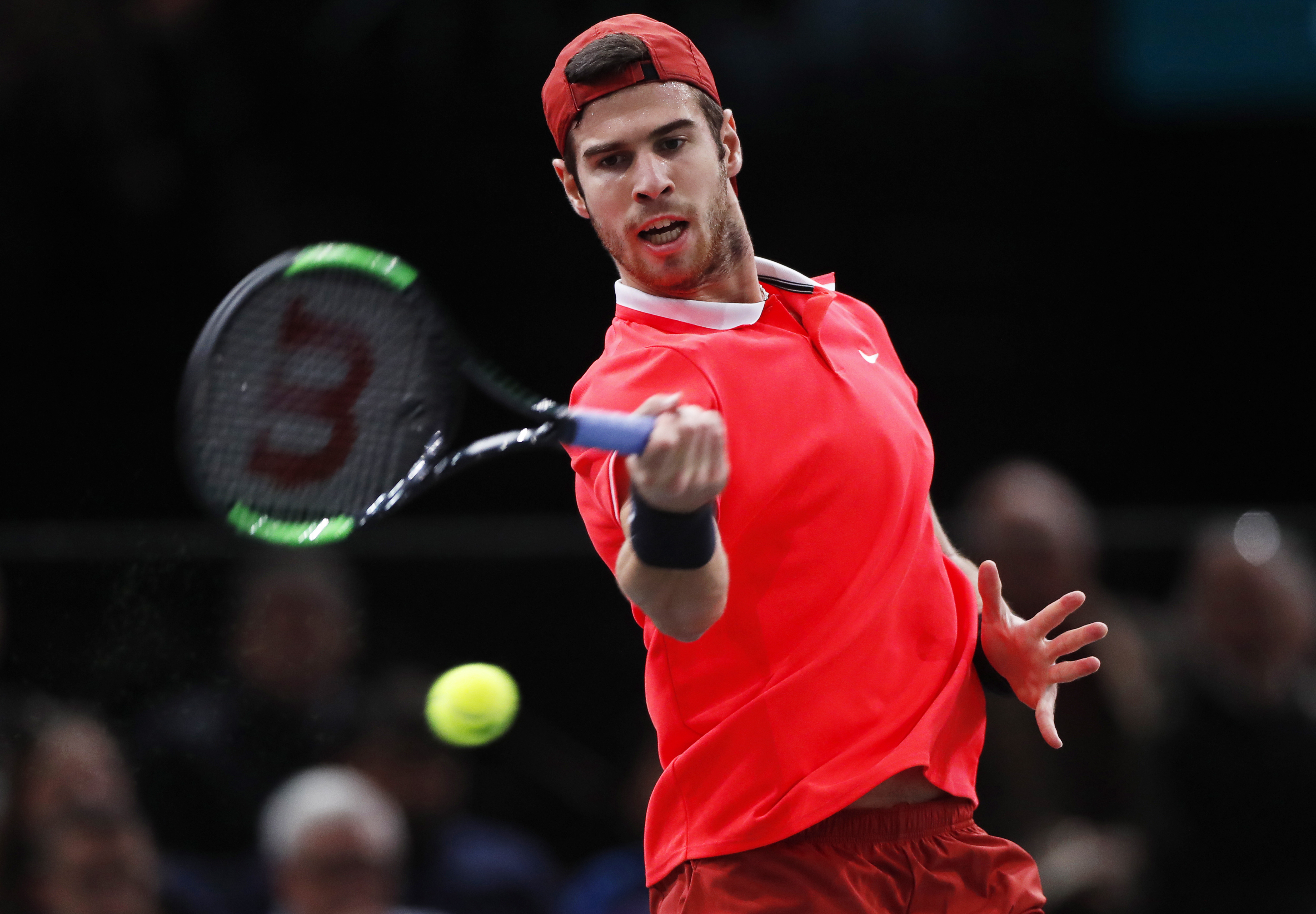 网球——巴黎大师赛:卡恰诺夫晋级半决赛