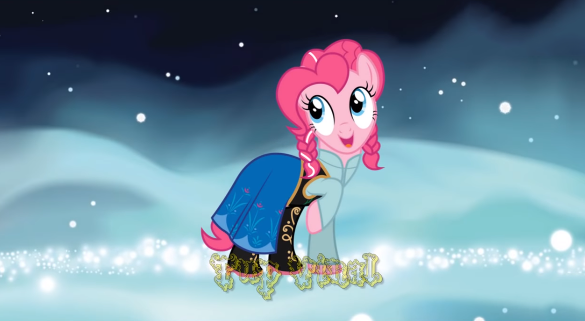 迪士尼公主版《小马宝莉》,紫悦成贝儿公主,梅丽达版云宝很帅气