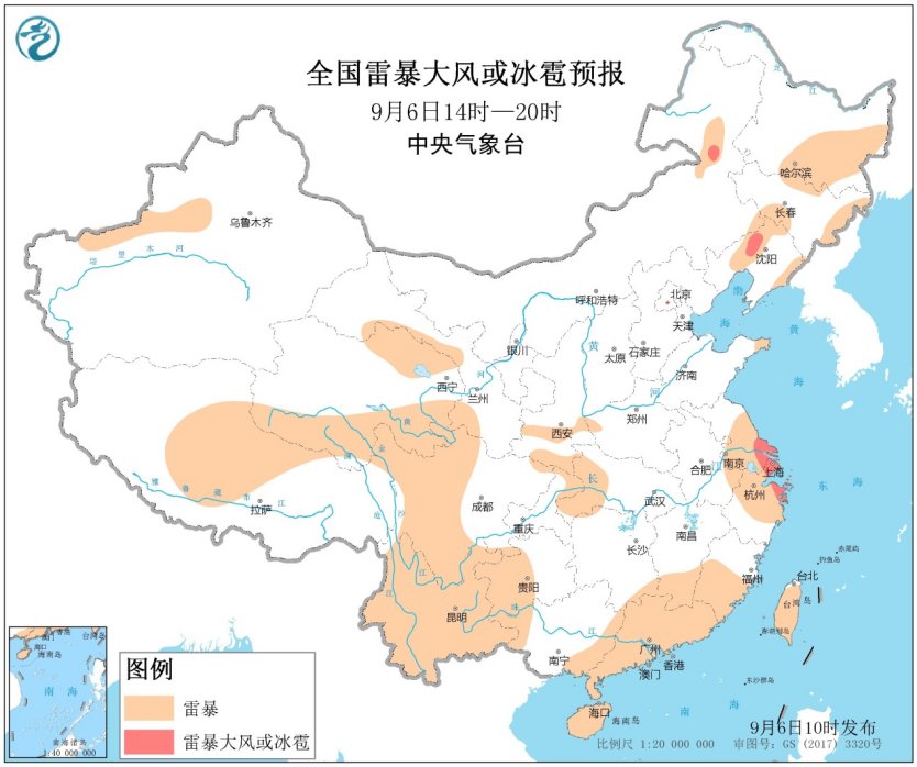 西南地區南部華東華南等地將有強對流天氣