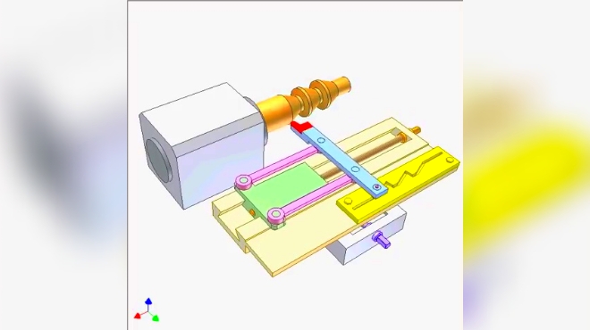 仿行车床的工作原理,简单明了