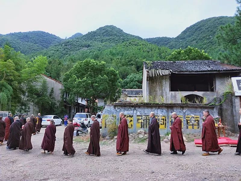 重建天明寺丨天台县洪畴镇天明寺洒净法会开启