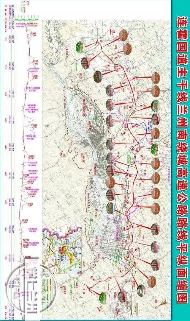 南绕城高速数据 起点:榆中县定远镇终点:黄羊头全长:58