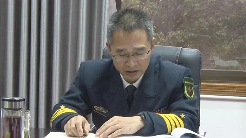常德军分区司令员李兴刚调研澧县基层武装工作