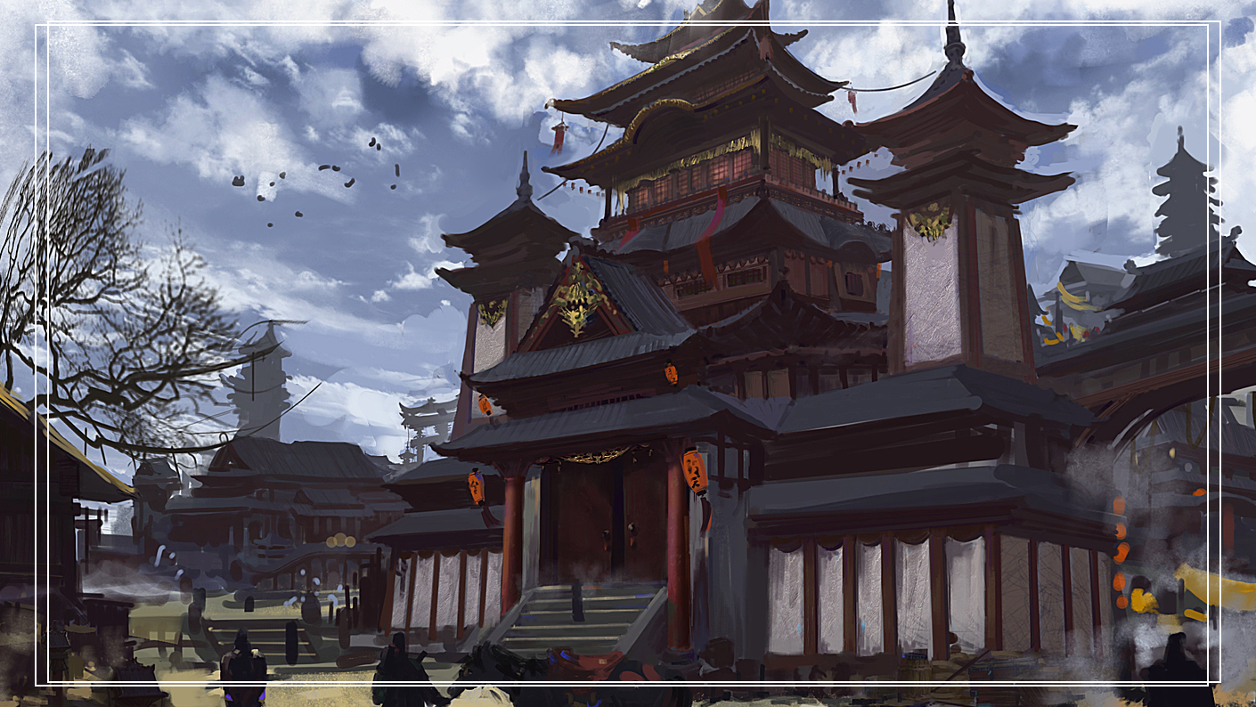 高清大图:绝美古风游戏场景概念设计鉴赏图