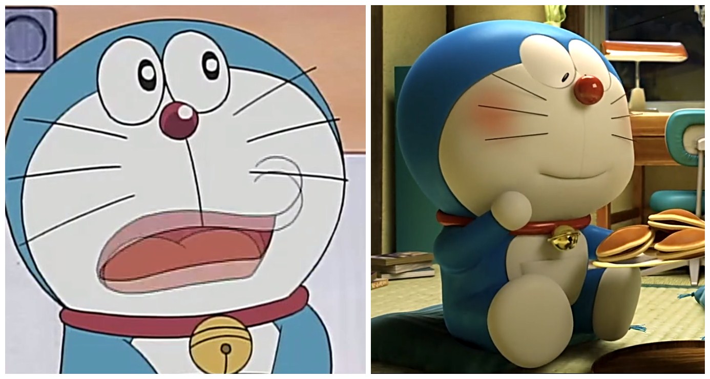 哆啦a梦3d动漫:静香女神出场自"带滤镜",胖虎变身咆哮帝