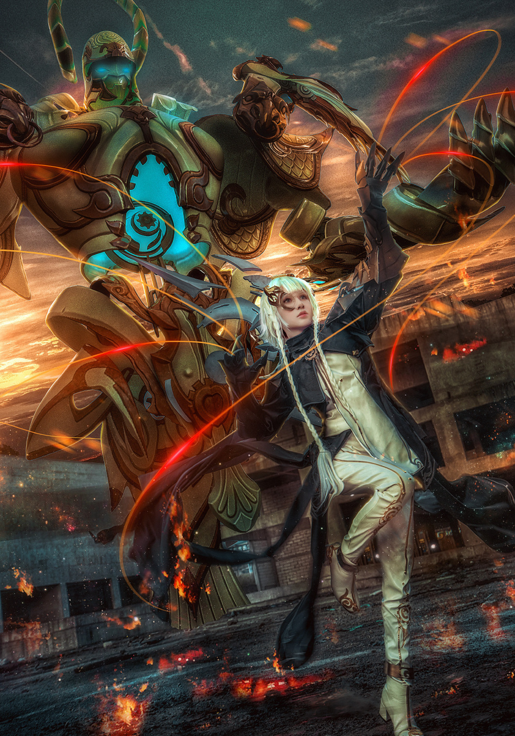 阮烟罗cos:傀儡,看到这个盯着屏幕的人了吗,拔掉他的网线