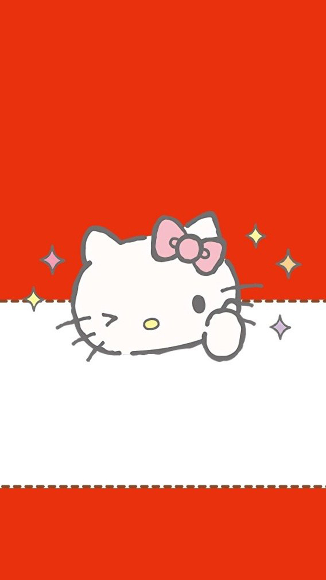 高清手机壁纸丨卡通kitty猫丨撩心情感短句