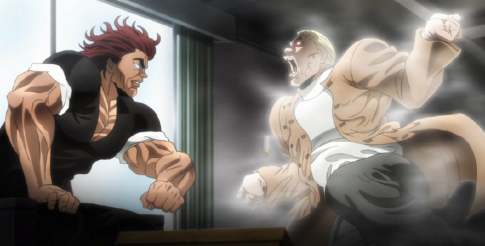 刃牙:范马勇次郎出场三次,吊打西科,柳龙光,让刃牙成长为男人