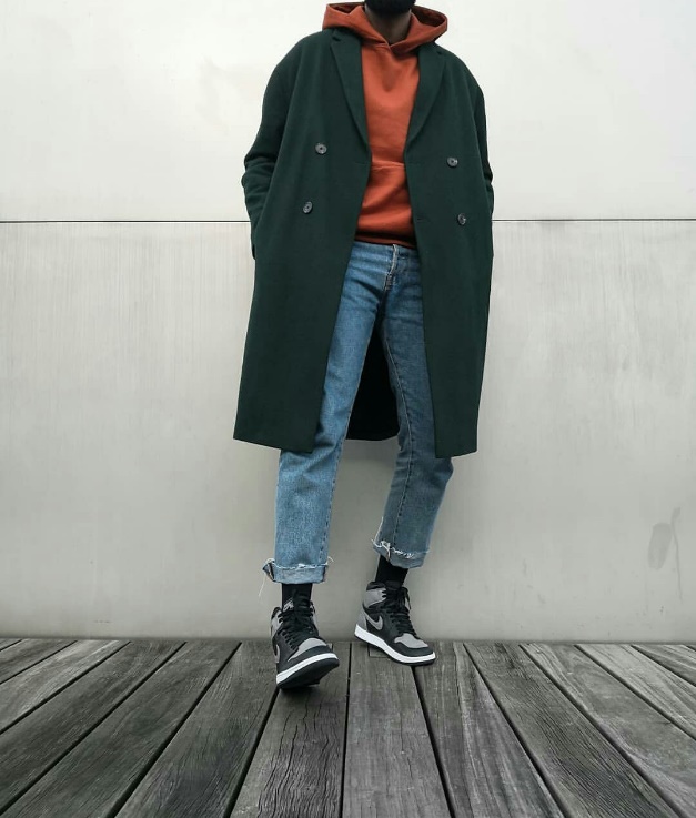 aj1不仅仅可以搭配运动风,也可以玩转轻正装.