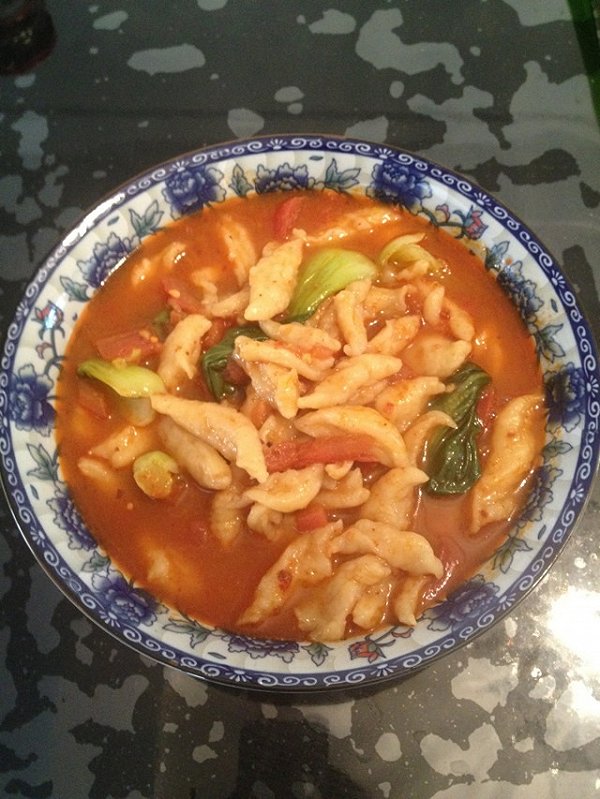 西红柿面鱼,菠菜鸡蛋面鱼,简单开胃,老人和小孩最爱,不喜欢?