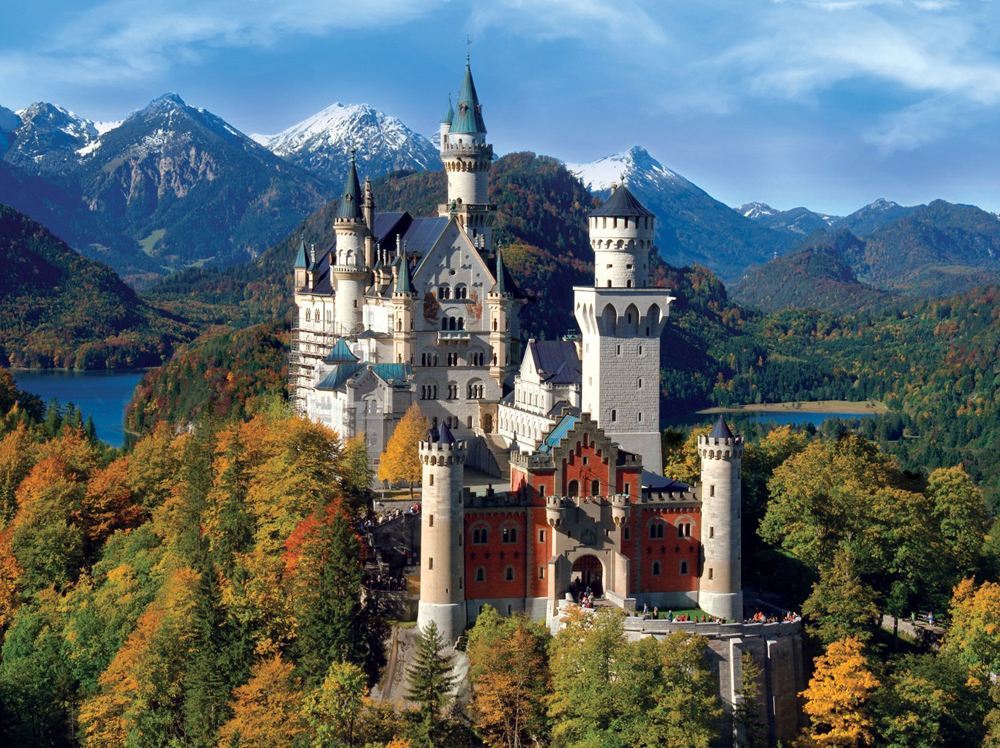 世界上最美丽的6座城堡,迪斯尼城堡修建还参考新天鹅城堡理念